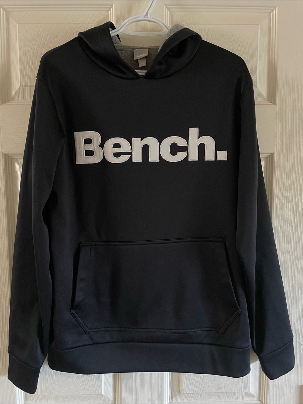 Bench. Women’s Black Pullover Hoodie – Size S/P – Large Logo